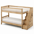 Letto a castello in bamb¨´ con scale e cassetti