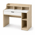 Scrivania in legno e MDF con scaffali e cassetto 120x60x75 cm